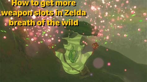 how to get more weapon slots in botw